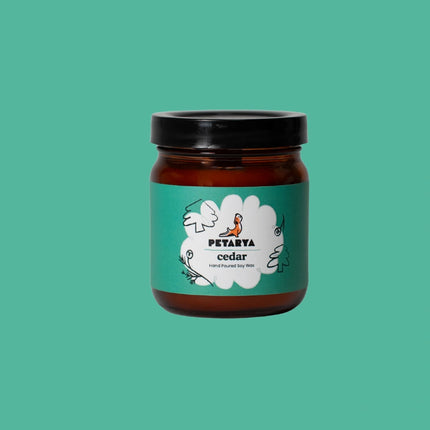 Sedir Kokulu Doğal Vegan Soya Mumu