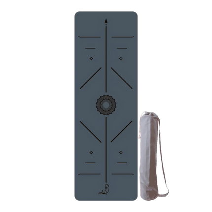 Travel Serisi Kaydırmaz 1.5 mm Doğal Kauçuk Sis Mavisi Yoga & Pilates Seyahat Matı