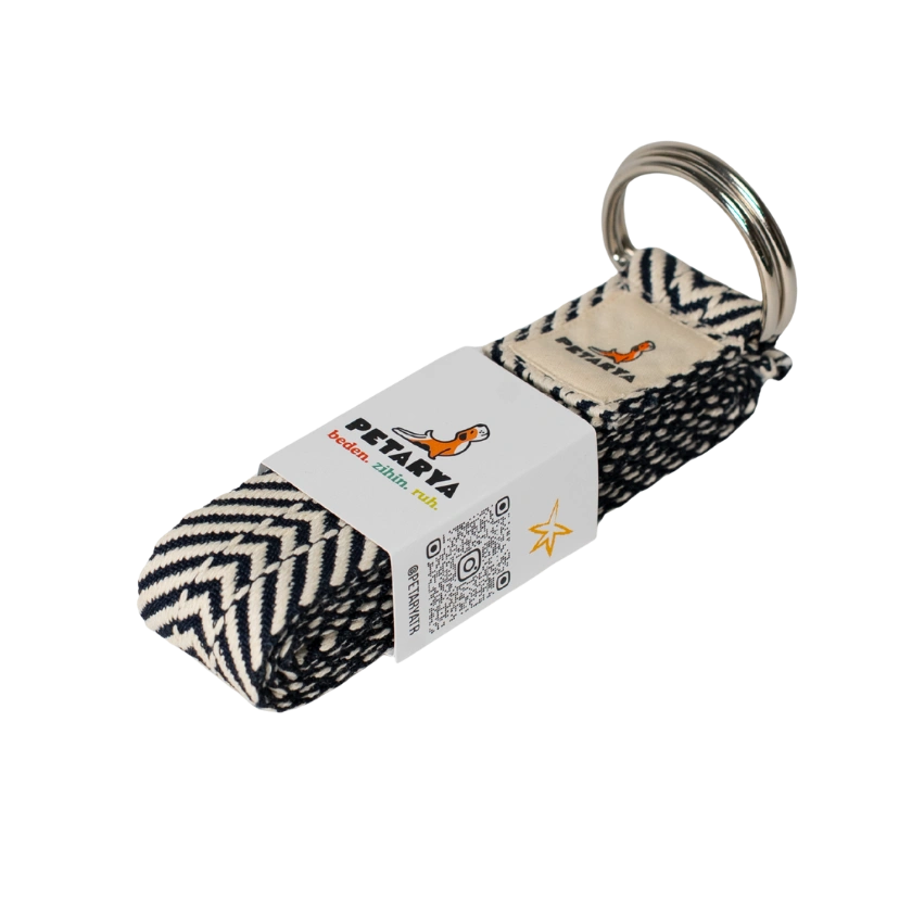 Siyah-Beyaz Yoga Kemeri