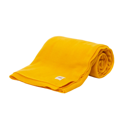 Sarı Polar Yoga Shavasana Battaniyesi