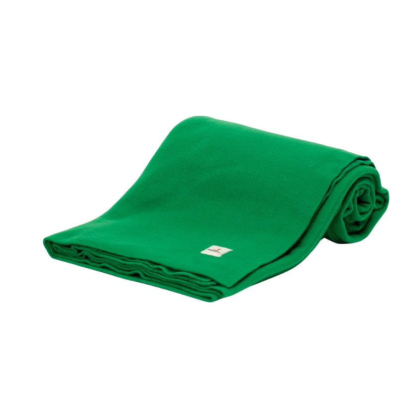 Yeşil Polar Yoga Shavasana Battaniyesi