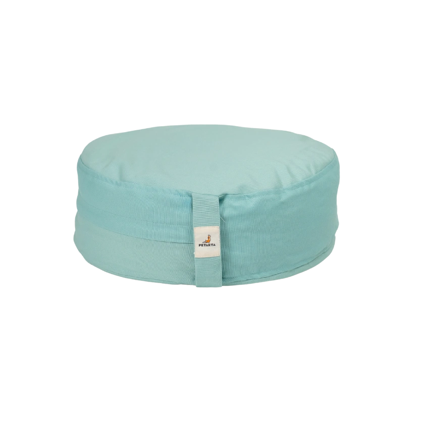 Zafu Göl Mavisi Karabuğday Kabuğu Dolgulu