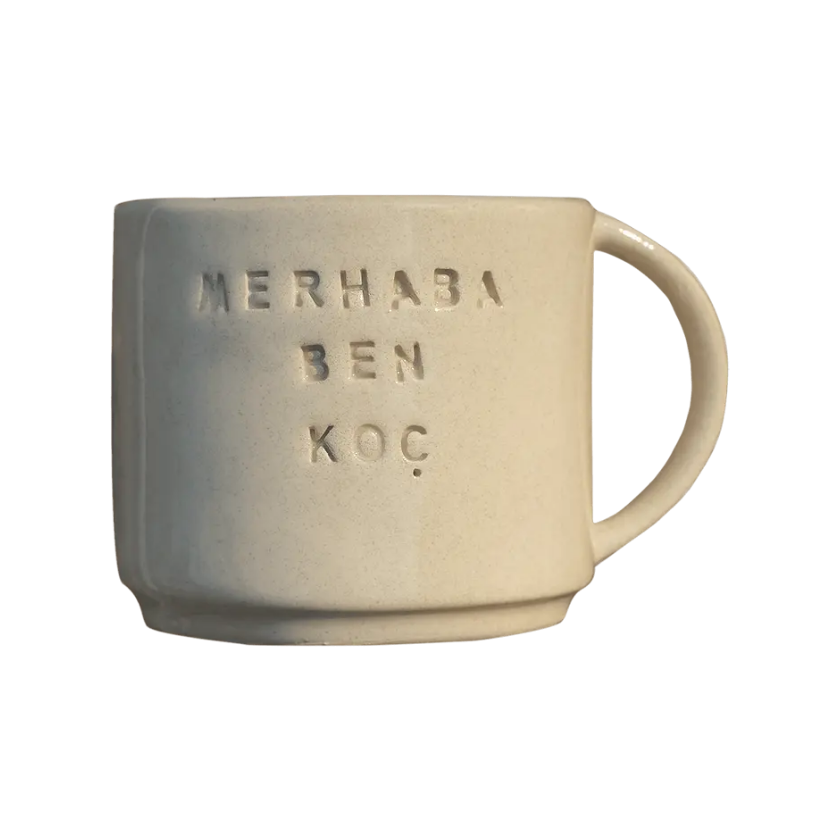 El Yapımı Koç Seramik Burç Kupası