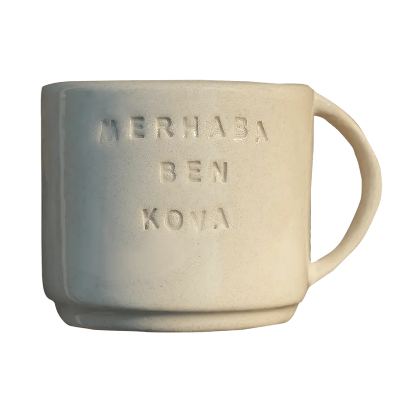 El Yapımı Kova Seramik Burç Kupası