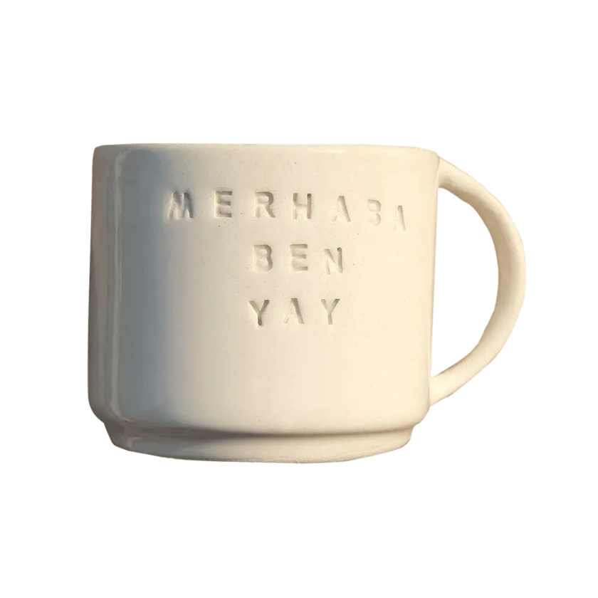 El Yapımı Yay Seramik Burç Kupası