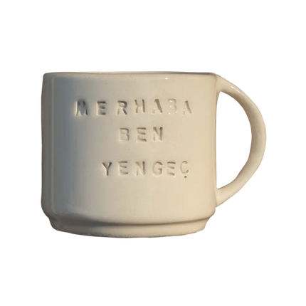 El Yapımı Yengeç Seramik Burç Kupası