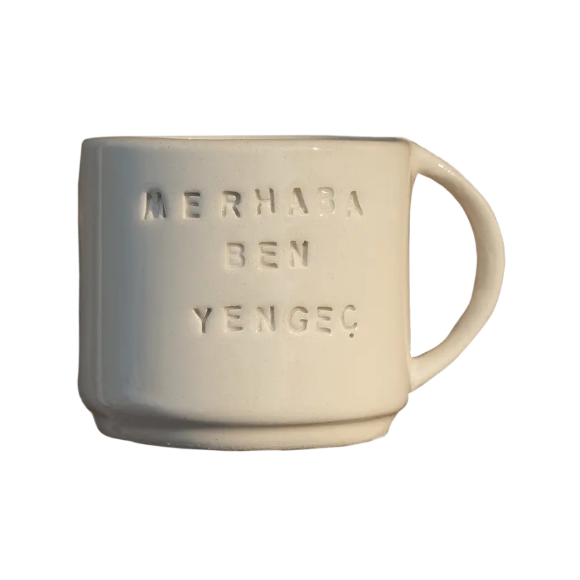 El Yapımı Yengeç Seramik Burç Kupası