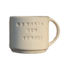 El Yapımı Yengeç Seramik Burç Kupası