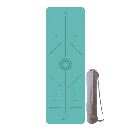 Focus Serisi Göl Mavisi 4.1 mm Doğal Kauçuk Kaydırmaz Yoga Matı