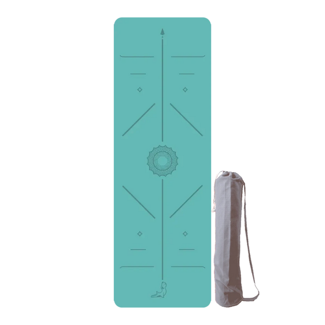 Focus Serisi Göl Mavisi 4.1 mm Doğal Kauçuk Kaydırmaz Yoga Matı