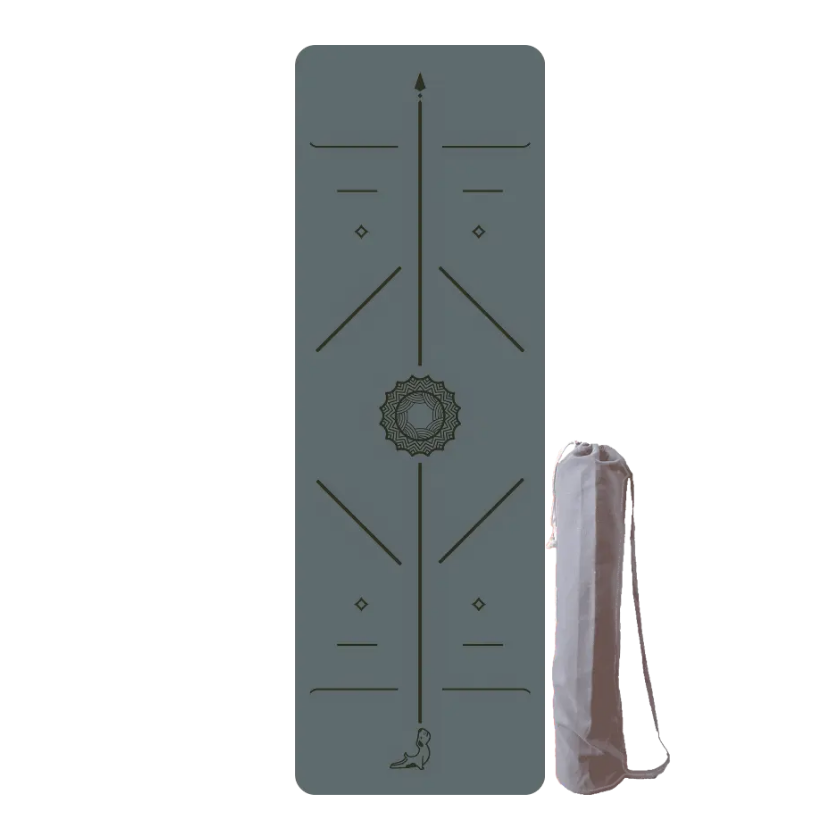 XL Serisi (210x70cm) 4.1 mm Doğal Kauçuk Kaydırmaz Yoga Matı