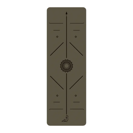 Focus Serisi Kahverengi 4.1 mm Doğal Kauçuk Kaydırmaz Yoga Matı