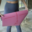 Focus Serisi Pembe 4.1 mm Doğal Kauçuk Kaydırmaz Yoga Matı