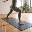 Focus Serisi Gri 4.1 mm Doğal Kauçuk Kaydırmaz Yoga Matı