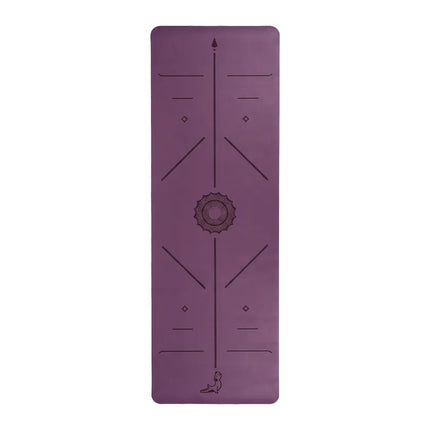 Focus Serisi Mor 4.1 mm Doğal Kauçuk Kaydırmaz Yoga Matı