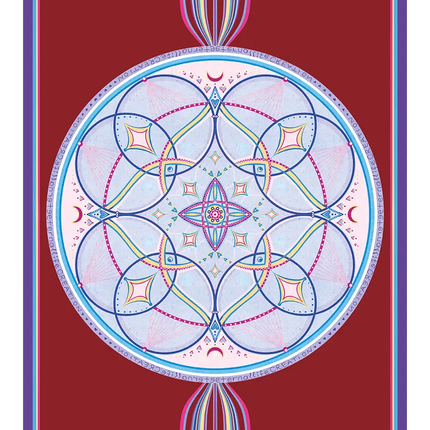 Mandala Serisi Eternal Life 4.1 mm Doğal Kauçuk Kaydırmaz Yoga Matı