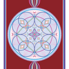Mandala Serisi Eternal Life 4.1 mm Doğal Kauçuk Kaydırmaz Yoga Matı