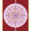 Mandala Serisi Now Here 4.1 mm Doğal Kauçuk Kaydırmaz Yoga Matı