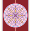 Mandala Serisi Now Here 4.1 mm Doğal Kauçuk Kaydırmaz Yoga Matı