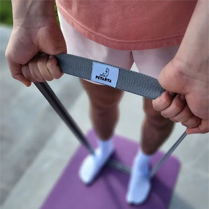 Esnek Dokuma Gri Uzun Direnç Bandı