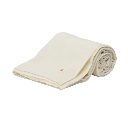 Beyaz Polar Yoga Shavasana Battaniyesi