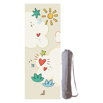 Reflect Serisi Doodles 4.1 mm Doğal Kauçuk Kaydırmaz Yoga Matı