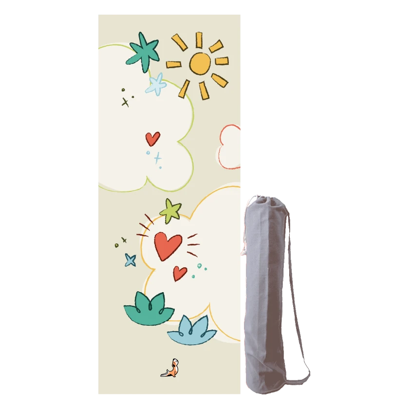 Reflect Serisi Doodles 4.1 mm Doğal Kauçuk Kaydırmaz Yoga Matı