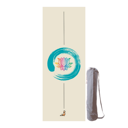 Reflect Serisi Enso Lotus 4.1 mm Doğal Kauçuk Kaydırmaz Yoga Matı