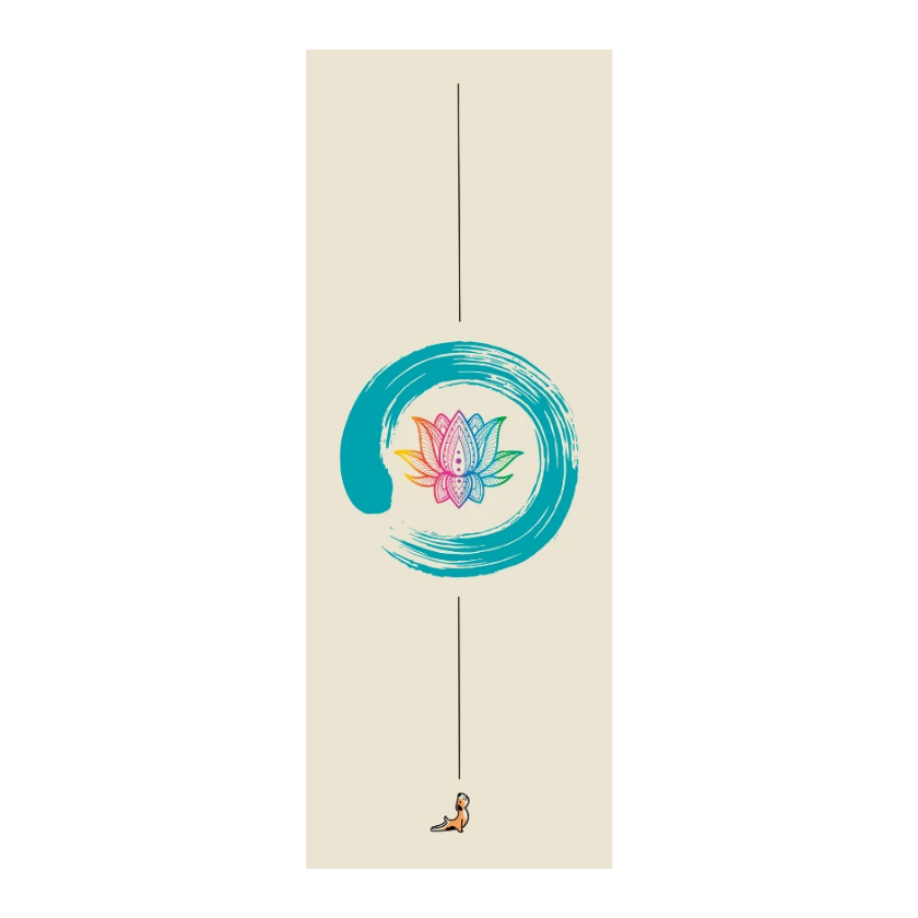 Reflect Serisi Enso Lotus 4.1 mm Doğal Kauçuk Kaydırmaz Yoga Matı