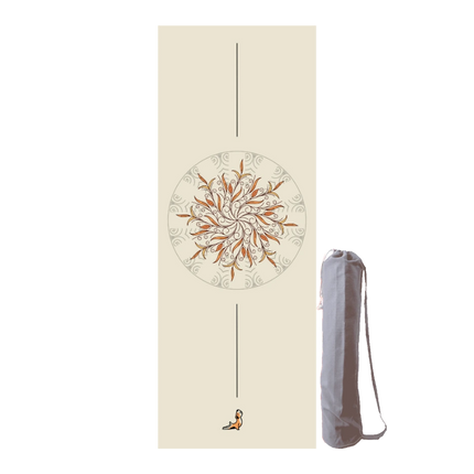 Reflect Serisi Floral 4.1 mm Doğal Kauçuk Kaydırmaz Yoga Matı