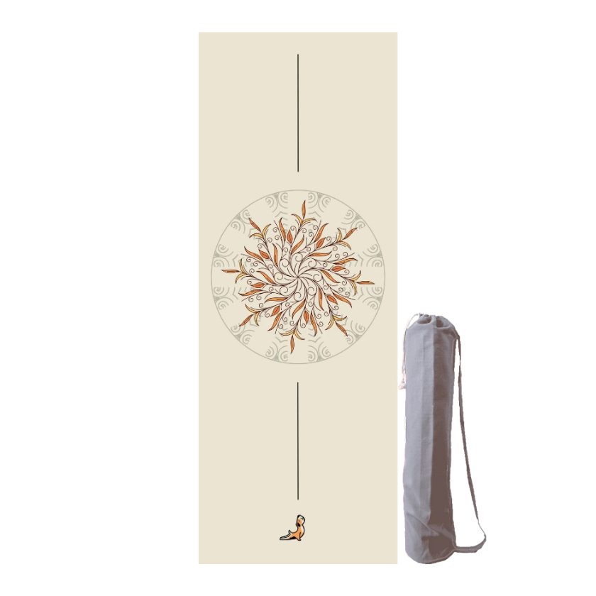 Reflect Serisi Floral 4.1 mm Doğal Kauçuk Kaydırmaz Yoga Matı