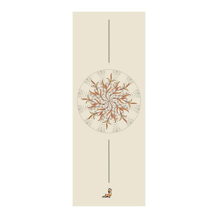 Reflect Serisi Floral 4.1 mm Doğal Kauçuk Kaydırmaz Yoga Matı