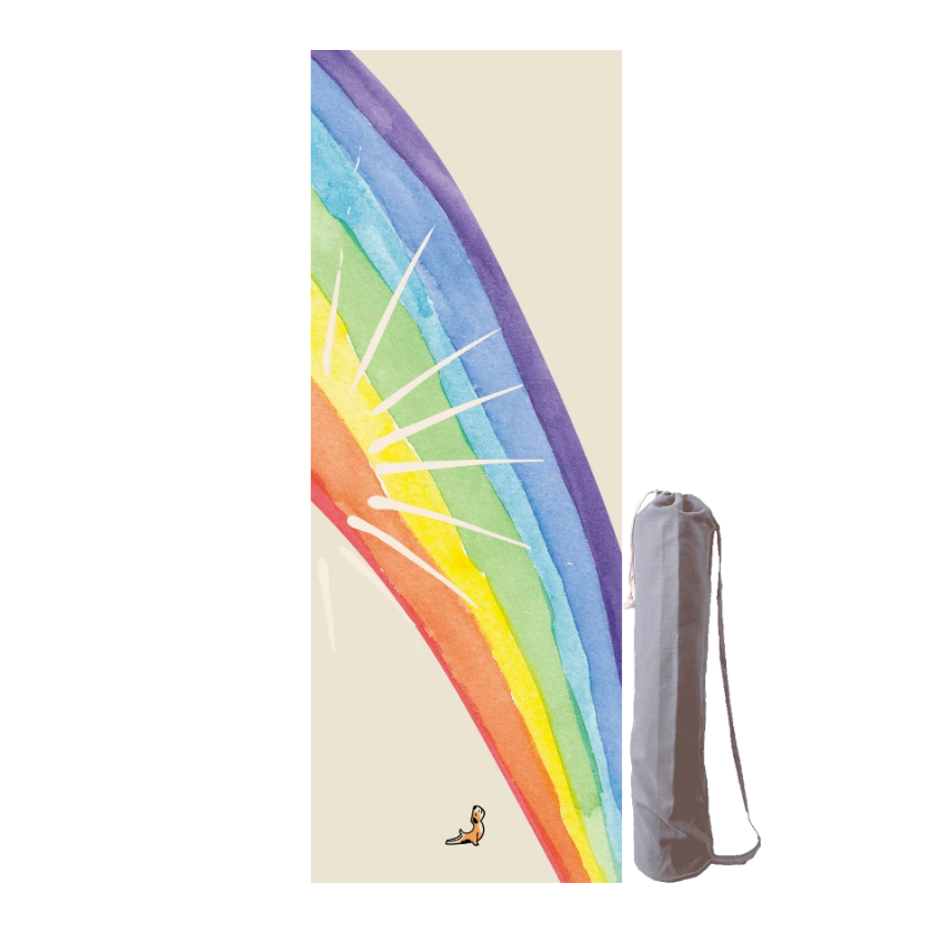 Reflect Serisi İkincil Gökkuşağı 4.1 mm Doğal Kauçuk Kaydırmaz Yoga Matı