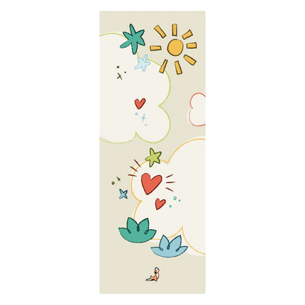 Reflect Serisi Doodles 4.1 mm Doğal Kauçuk Kaydırmaz Yoga Matı