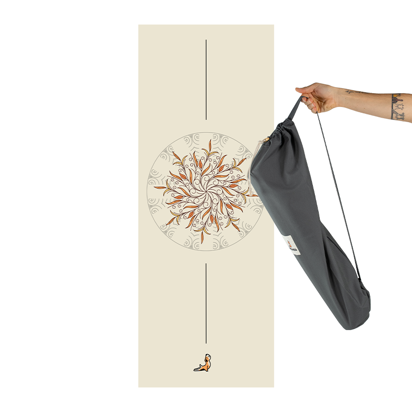 Reflect Serisi Floral 4.1 mm Doğal Kauçuk Kaydırmaz Yoga Matı