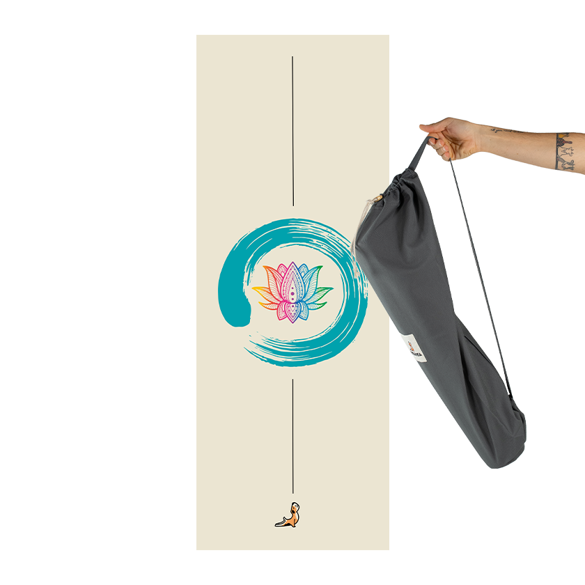Reflect Serisi Enso Lotus 4.1 mm Doğal Kauçuk Kaydırmaz Yoga Matı