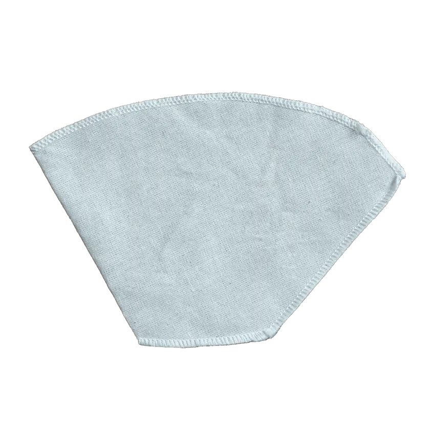 Yıkanabilir Kumaş Kahve Filtresi 5 Adet (No.4 Organik Pamuk Filtre)