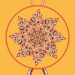 Mandala Serisi  Sacred Bloom 4.1 mm Doğal Kauçuk Kaydırmaz Yoga Matı