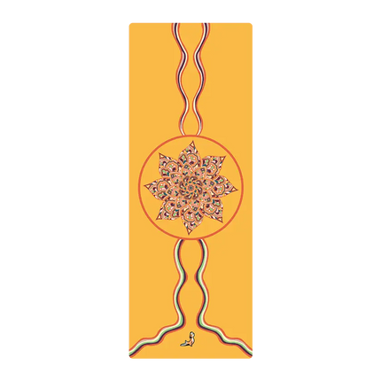 Mandala Serisi  Sacred Bloom 4.1 mm Doğal Kauçuk Kaydırmaz Yoga Matı