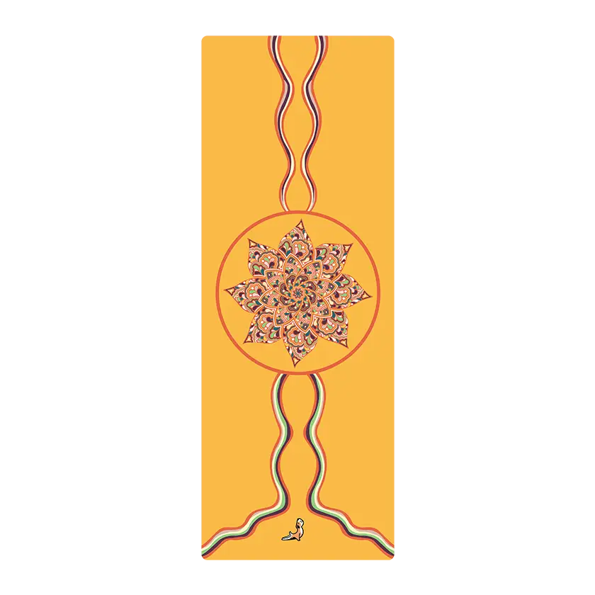 Mandala Serisi The Sacred Bloom 4.1 mm Doğal Kauçuk Kaydırmaz Yoga Matı